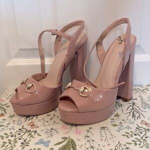 Pink Platform Sandals